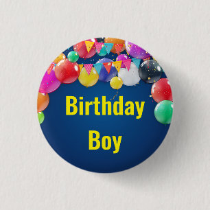 Round Badge for Kids Birthday Party 