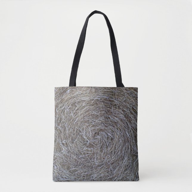 Round bale tote bag (Front)