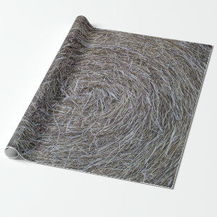 Round bale wrapping paper