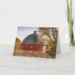 Round Barn Card