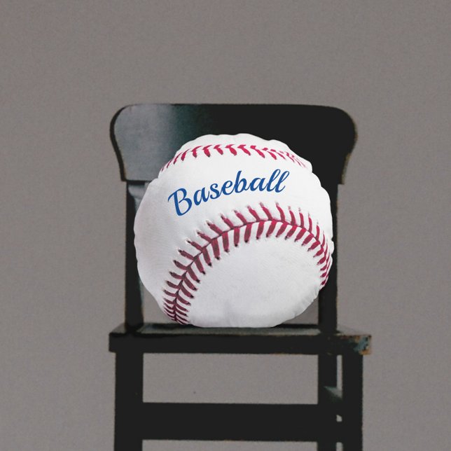 Round Baseball Customisable Round Cushion (Creator Uploaded)