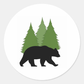 Round Bear Sticker