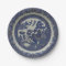 Round Blue Willow Plates Made of Paper:  7 inches