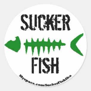 Round Bonefish Stickers