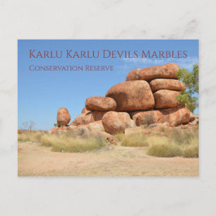 Round Boulders, Karlu Karlu, Devils Marbles Postcard