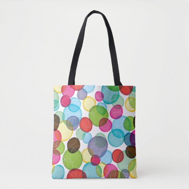 Round bubbles kids pattern 2 tote bag (Front)