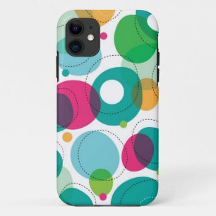 Round bubbles kids pattern iPhone 11 case