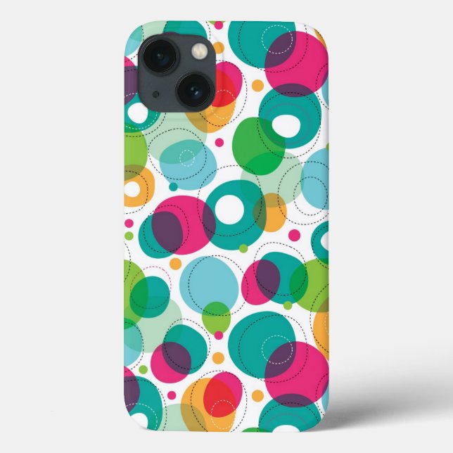 Round bubbles kids pattern Case-Mate iPhone case (Back)