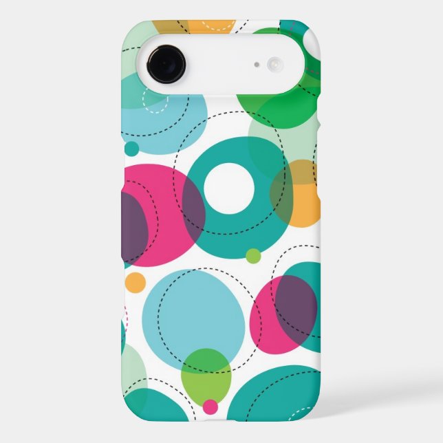 Round bubbles kids pattern Case-Mate iPhone case (Back)