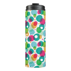 Round bubbles kids pattern thermal tumbler