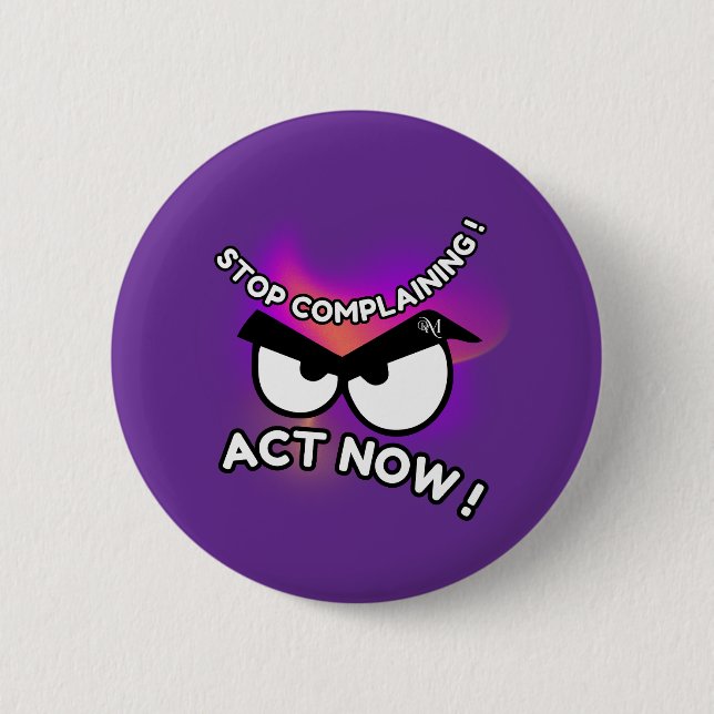 Round Button : Act Now (purple) (Front)