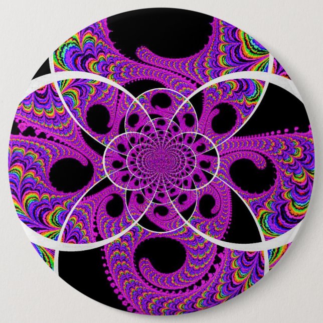 Round Button, Colossal, 6 Inch 6 Cm Round Badge (Front)