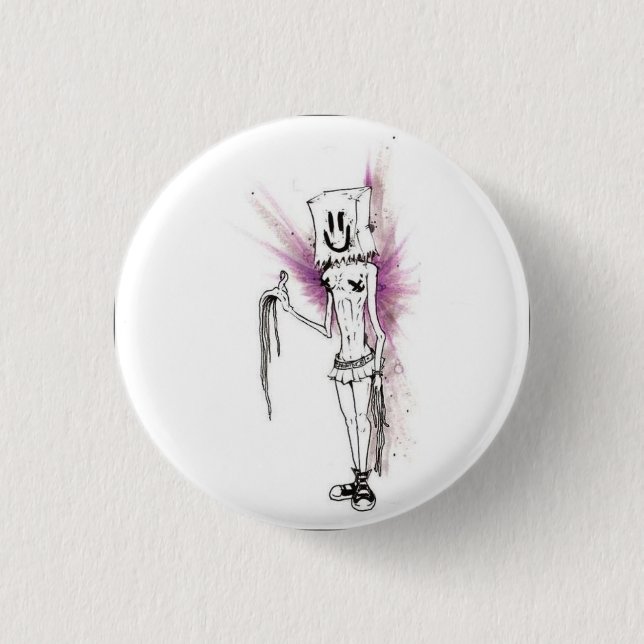 Round Button - Customised (Front)