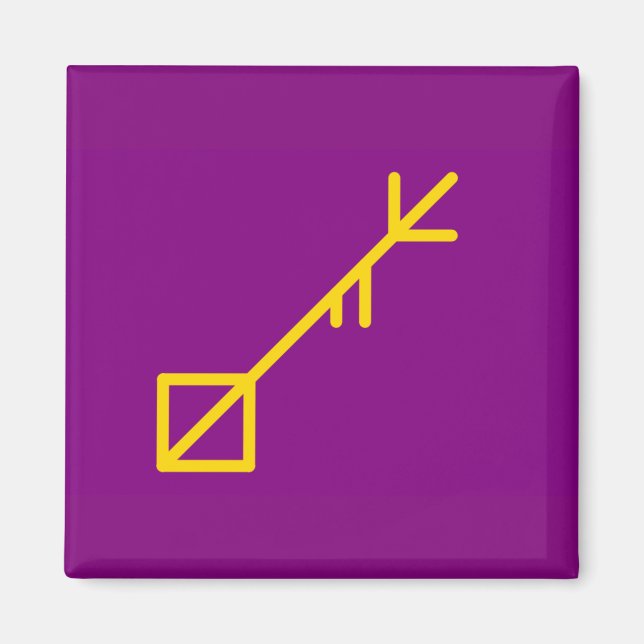 Round Button, Small, 1¼ Inch Isle of Sessrumnir Magnet (Front)