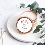 Round Christmas Noel Candle Editable Label Sticker<br><div class="desc">Add that finishing touch to your hand poured Christmas Candles with an editable round sticker label. The perfect label,  for the perfect candle.</div>