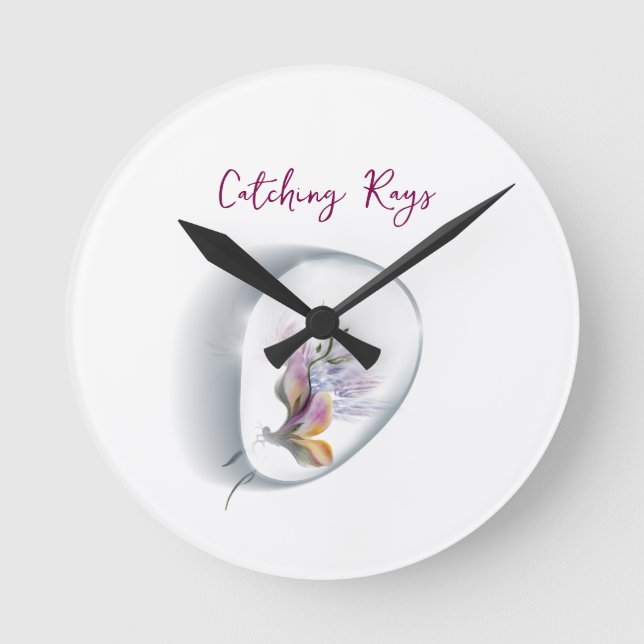 Round clock  (Front)