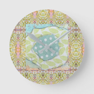Round Clock - Lovely Pastel