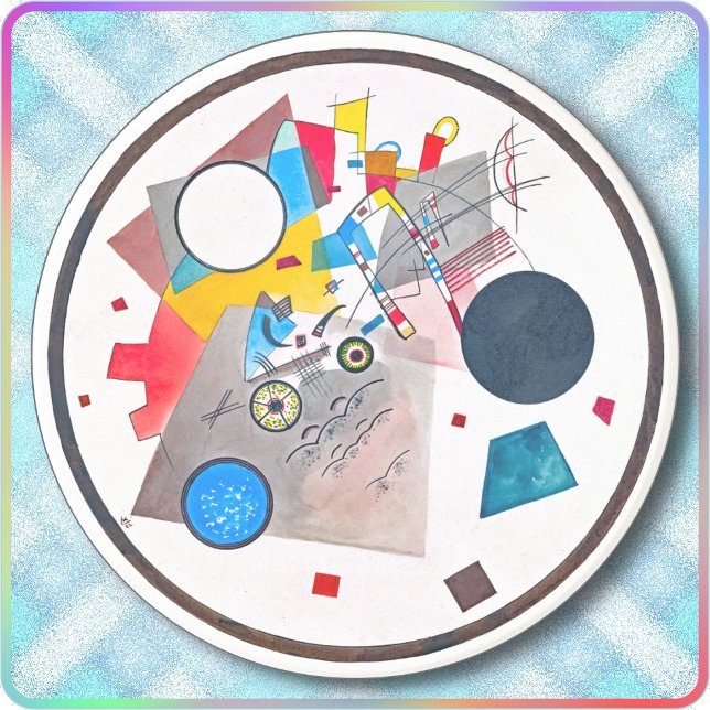 ROUND COASTER - Light Circle (1922) by Kandinsky (Creator Uploaded)