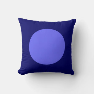 Round Colors - Electric Blue and Dp Navy Cushion