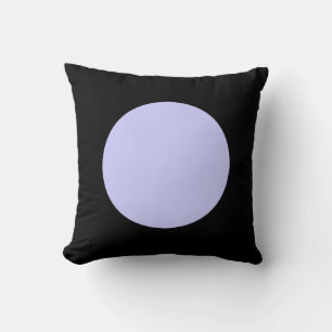 Round Colors - Powder Blue and Black Cushion
