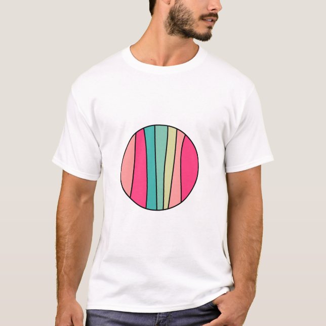 Round Colour Abstract 160422(02) T-Shirt (Front)
