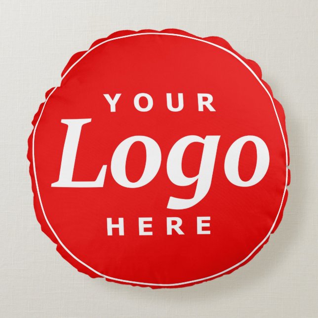 Round Company Logo Round Cushion (Front)