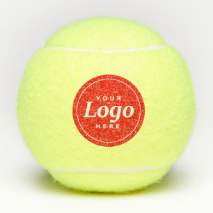 Round Company Logo Tennis Balls