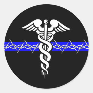 Round Correctional Nurse Sticker