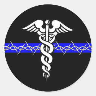 Round Correctional Nurse Sticker