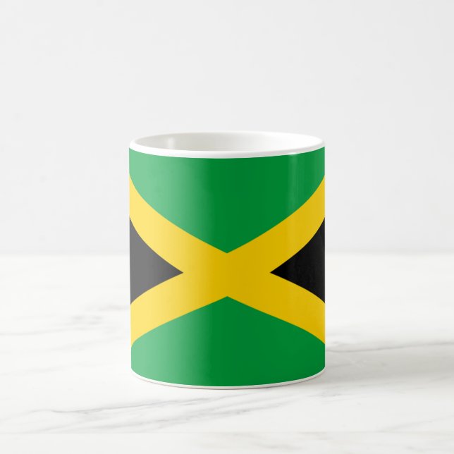 Round cup with Jamaican Flag (Center)