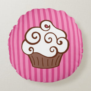 Round Cupcake Pillow