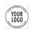 Round Custom Rubber Stamp with Your Company Logo