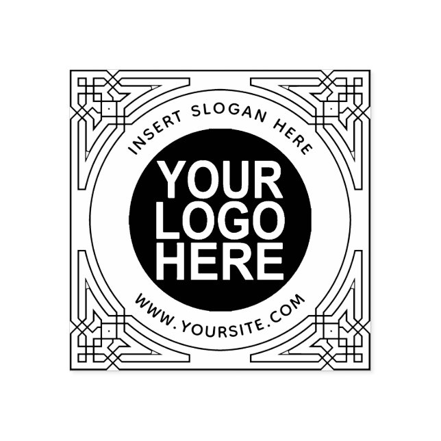 Round Custom Your Company Logo Large Stamp (Imprint)