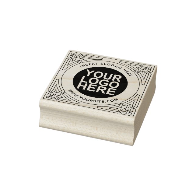 Round Custom Your Company Logo Large Stamp (Stamp)