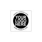 Round Custom Your Company Logo Rubber Stamp