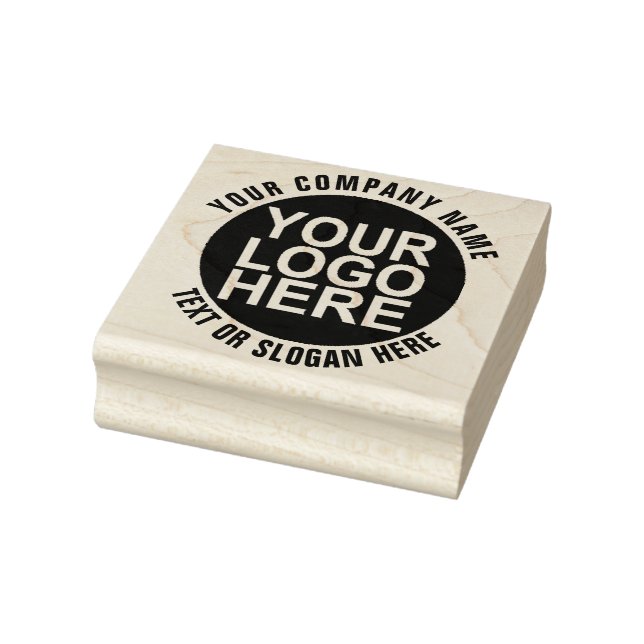 Round Custom Your Company Logo Stamp (Stamp)