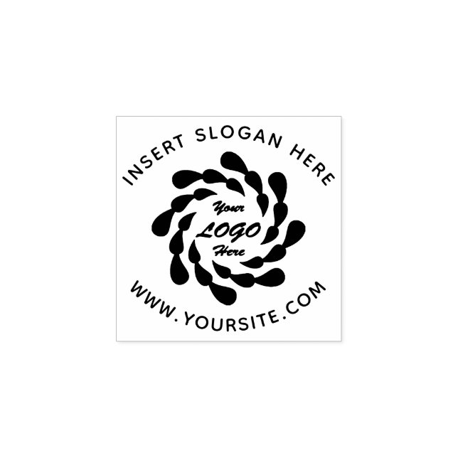 Round Custom Your Company Logo Stamp (Imprint)