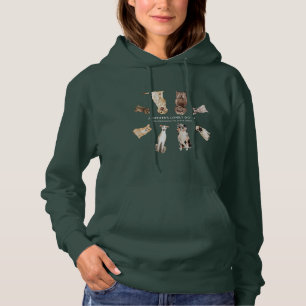 Round Cute Small Size Dogs Pet Sitter Hoodie