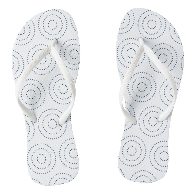 Round dotted gradient art thongs (Footbed)