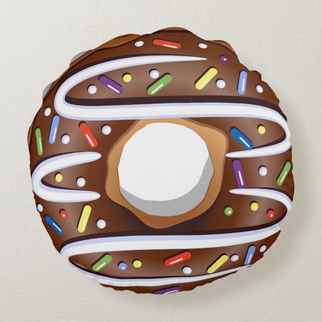 Round Doughnut Pillow - SRF (Back)
