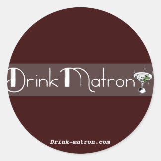 Round Drink Matron Stickers