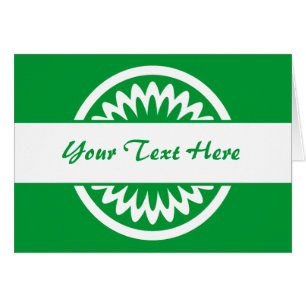 Round Flower - Grass Green