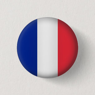 Round France 3 Cm Round Badge