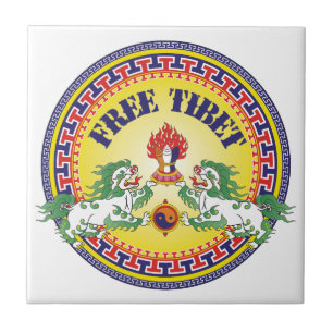 Round Free Tibet Tile