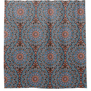 Round geometry shower curtain