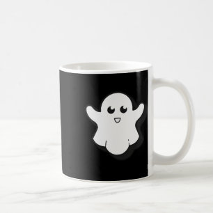 Round Ghost Cute Ghost Halloween Spooky Season  Coffee Mug