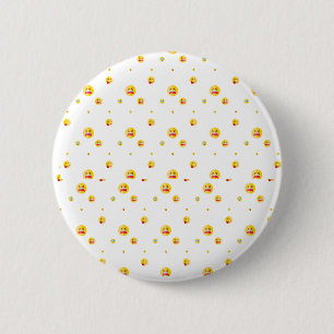 Round happy images  6 cm round badge