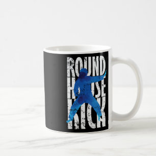 Round House Kick Kickboxing Taekwondo Coffee Mug