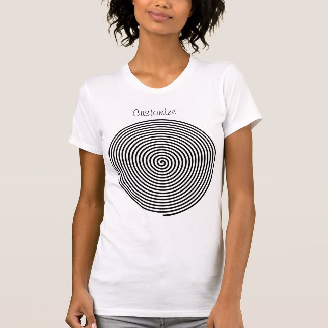 Round Hypnosis Spiral Thunder_Cove T-Shirt (Front)