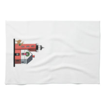 Round Island Lighthouse Christmas Towel